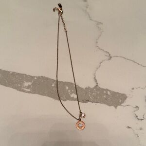 Kate Spade Gold Pendant Necklace with Crystal Accent